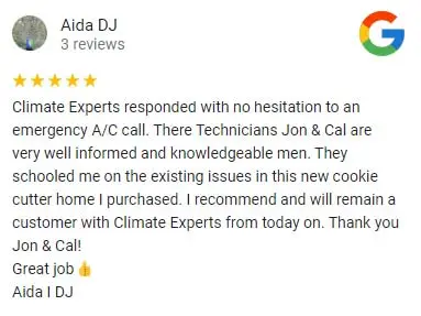 5 star review - climate experts