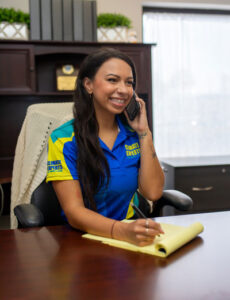 friendly staff answering phone