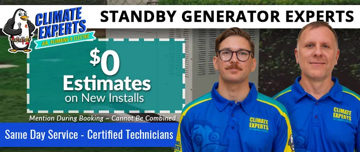 melbourne Generators Climate Experts Air, Plumbing & Electric